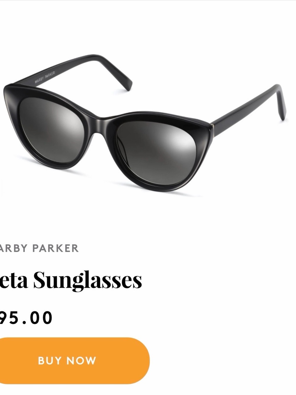 Warby Parker Leta Sunglasses in Black